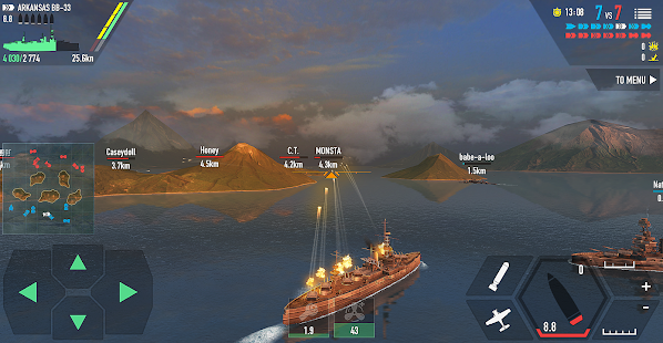 Screenshot Battle Of Warship Mod Unlimited Gold+Unlock 3