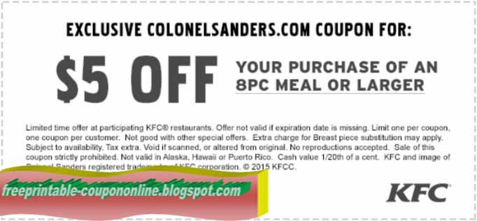 Kfc coupons 2019 uk