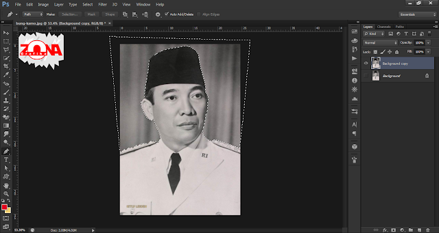Cara Menghapus Background Foto dengan Adobe Photoshop CS6