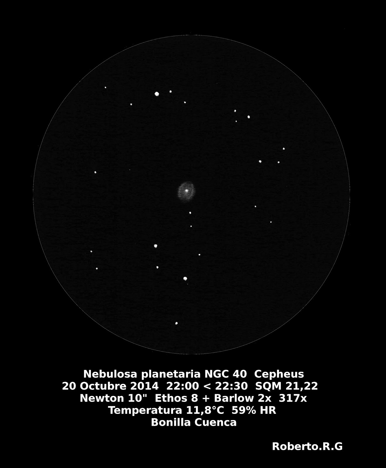 Observaciones astronómicas visuales Observación Nebulosa