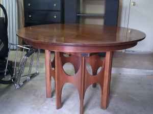 Mad For Mid Century Austin Find Knock Off Broyhill Brasilia Round Table Knock Off Broyhill Brasilia Round Table, Broyhill Brasilia Round Dining Table