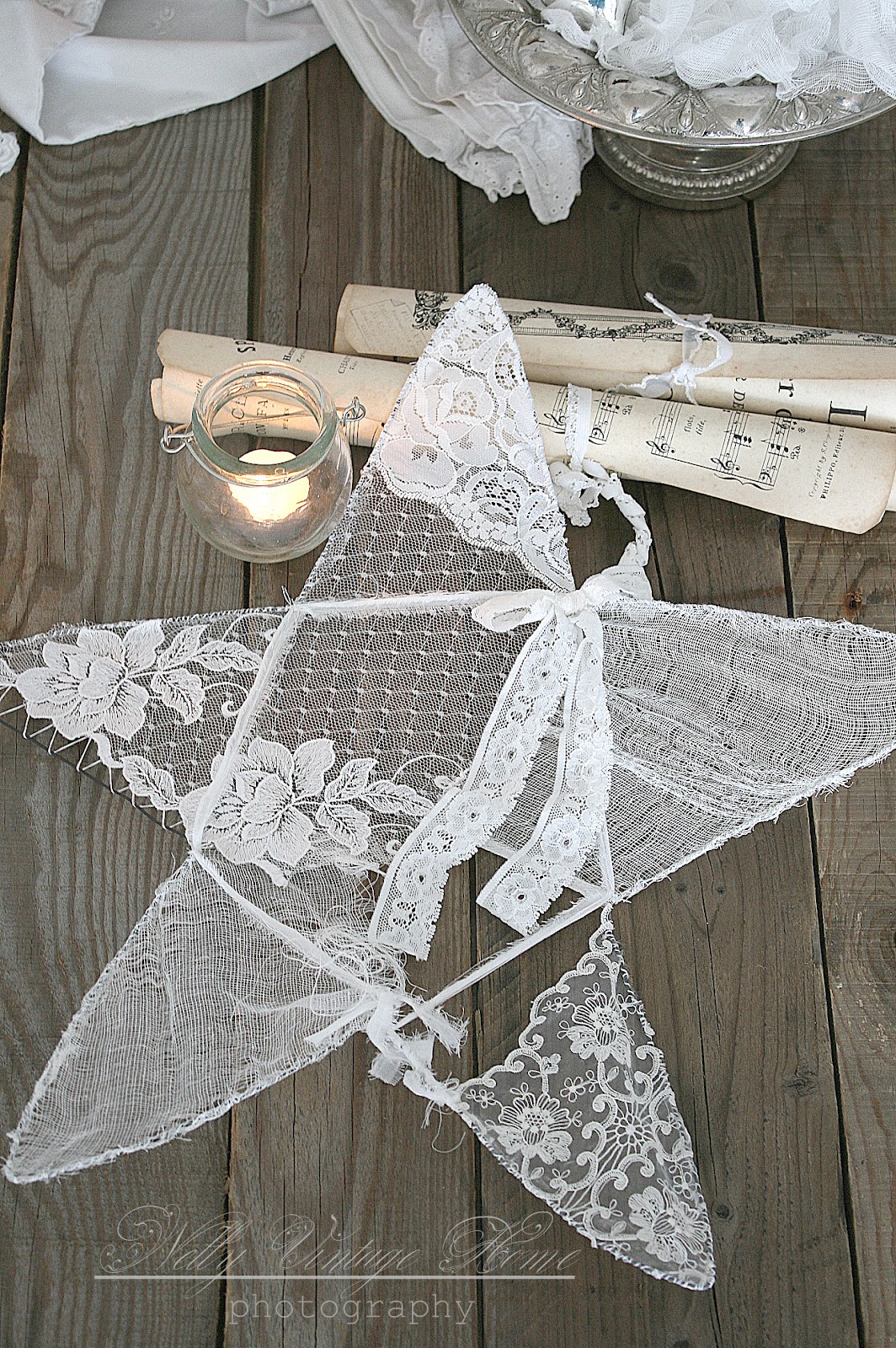 Dishfunctional Designs Vintage Lace & Doilies Upcycled and Repurposed