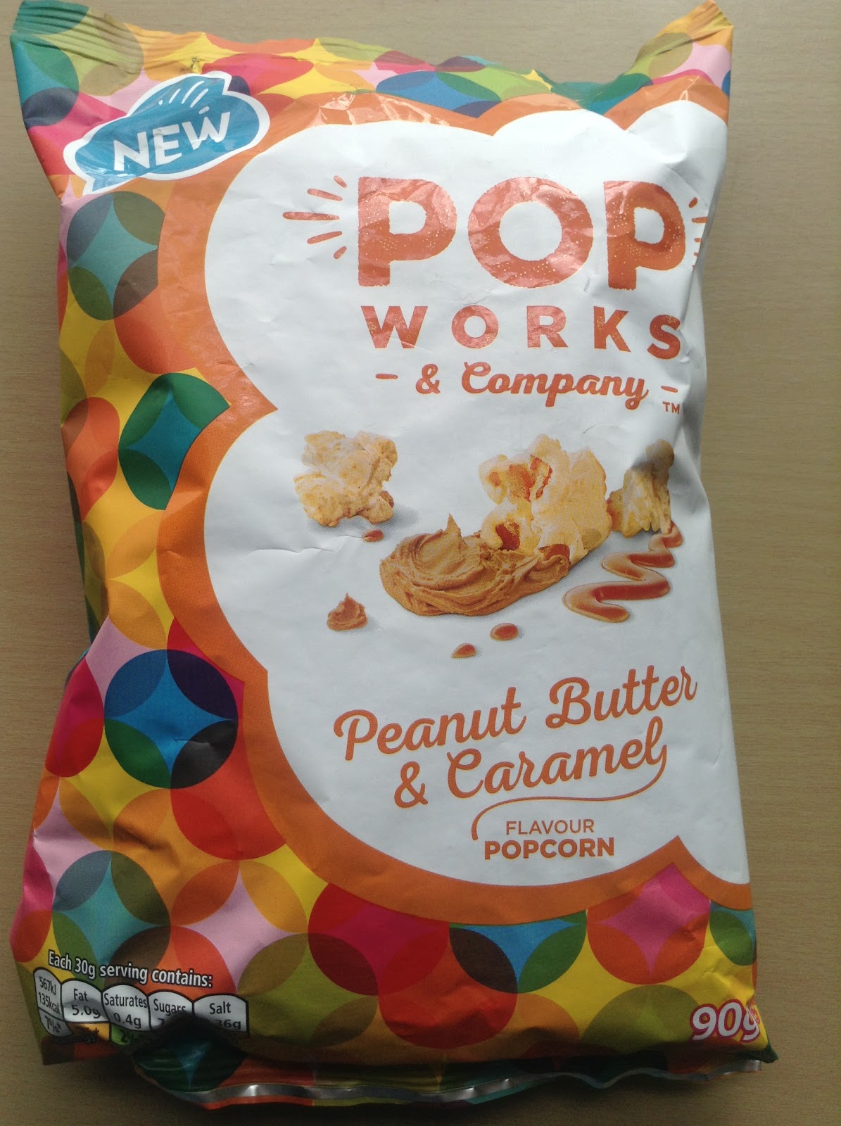 pop works and company peanut butter caramel popcorn review flavor works