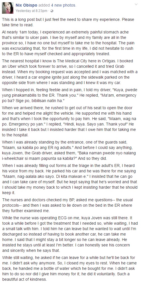 Take Time to Read ►This Girl Booked A Grab Taxi and Requested To Be Rushed To The ER! What The Driver Did! Take Time to Read ►This Girl Booked A Grab Taxi and Requested To Be Rushed To The ER! What The Driver Did!