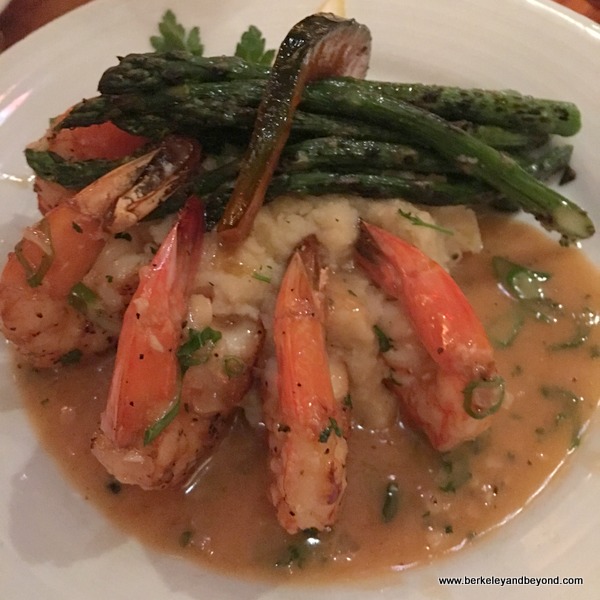 shrimp scampi at The Galley Seafood Grill & Bar in Morro Bay, California shrimp scampi at The Galley Seafood Grill & Bar in Morro Bay, California