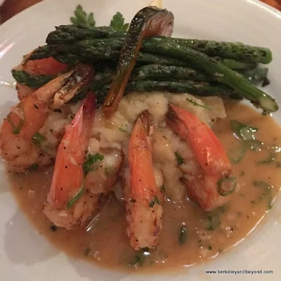 shrimp scampi at The Galley Seafood Grill & Bar in Morro Bay, California