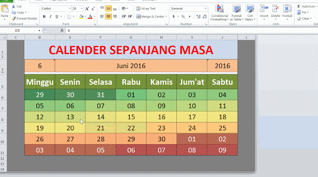 calender excel infoalya.com