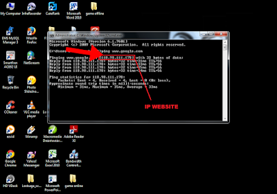 Cara mengetahui IP Address Website