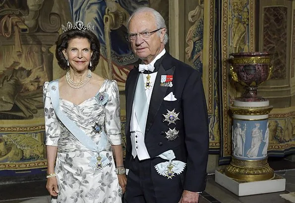 Crown Princess Victoria wore H&M Conscious Exclusive Dress. Princess Sofia wore a new custom gown from Ida Sjostedt. Queen Silvia wore Yukki dress