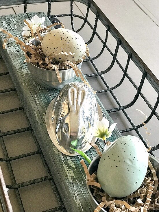 Chippy Wood Nest Centerpiece for Easter