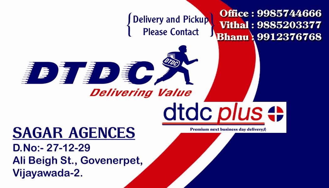 Gnb Graphics Free PSD Visting Card DTDC Courier