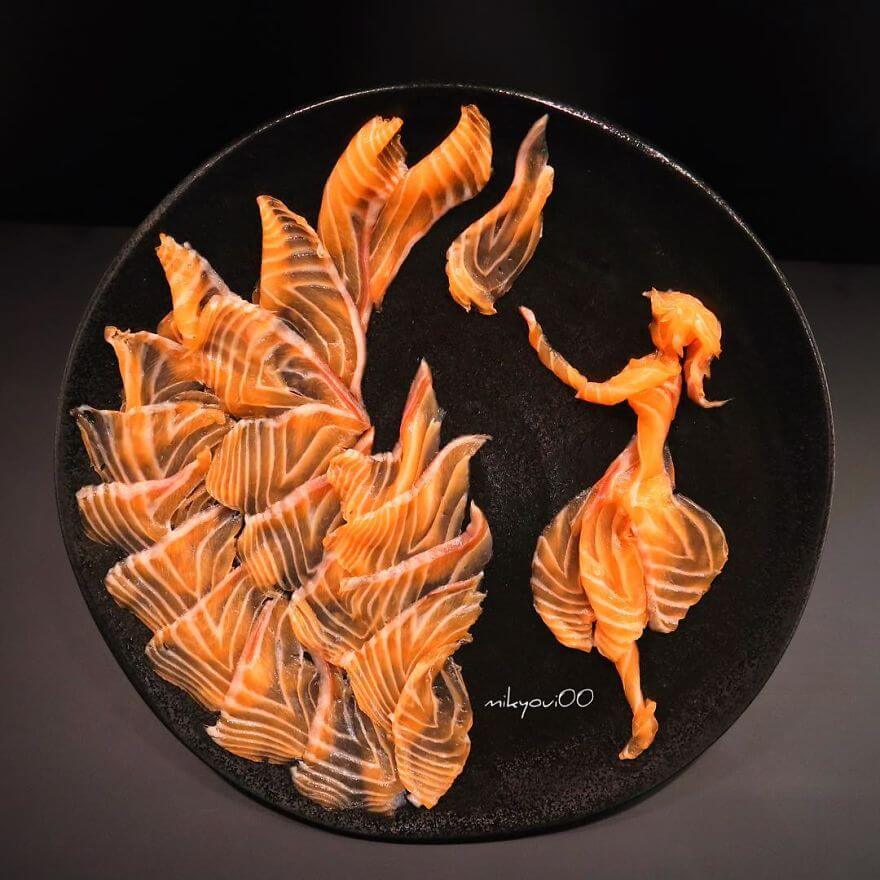 09-Elements-of-Fire-Mikyou-Sashimi-Art-in-Fish-Food-Art-www-designstack-co