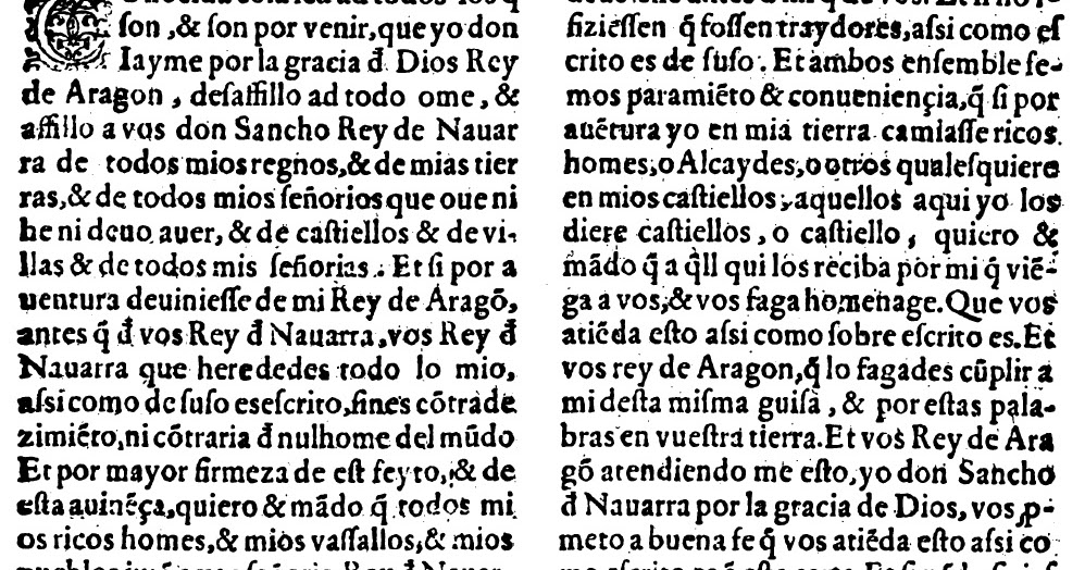 Textos antiguos de dominio público Bernardino Gómez Miedes, don Iayme