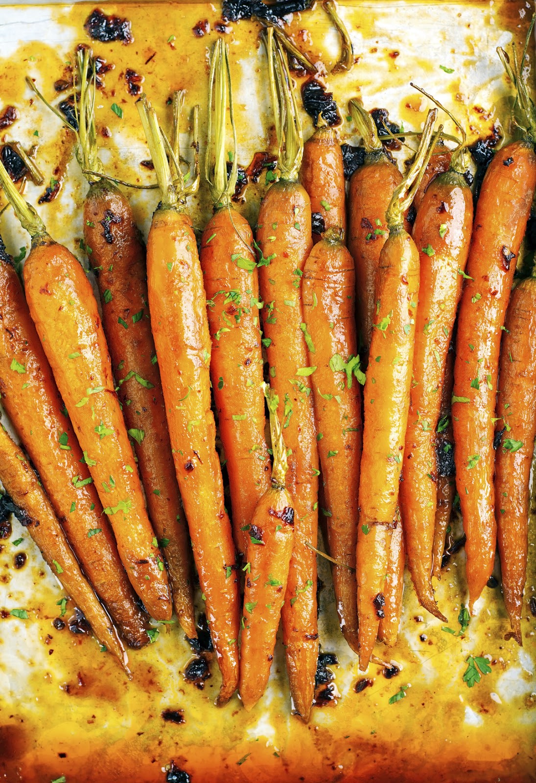 The Iron You Maple Chipotle Roasted Carrots