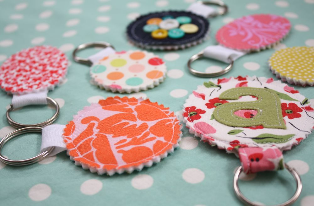 really cute keychains SEWING CRAFTS SEAMSTRESS Key Fobs