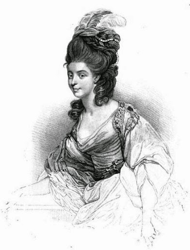 Georgiana, Duchess of Devonshire from Posthumous memoirs of his own time by NW Wraxall (1836)