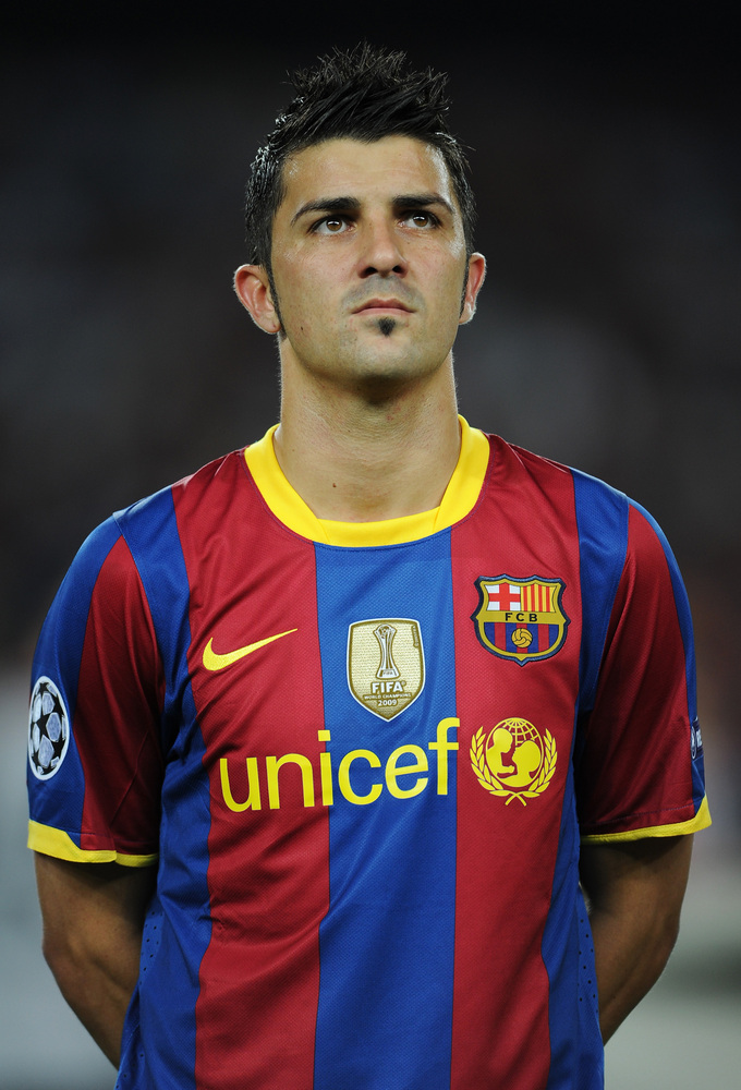 david villa barcelona jersey