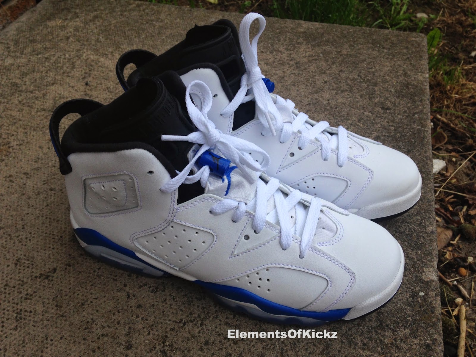 6s jordans blue