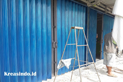Folding Gate Pesanan Bpk Suratno di Cilodong Depok Folding gate