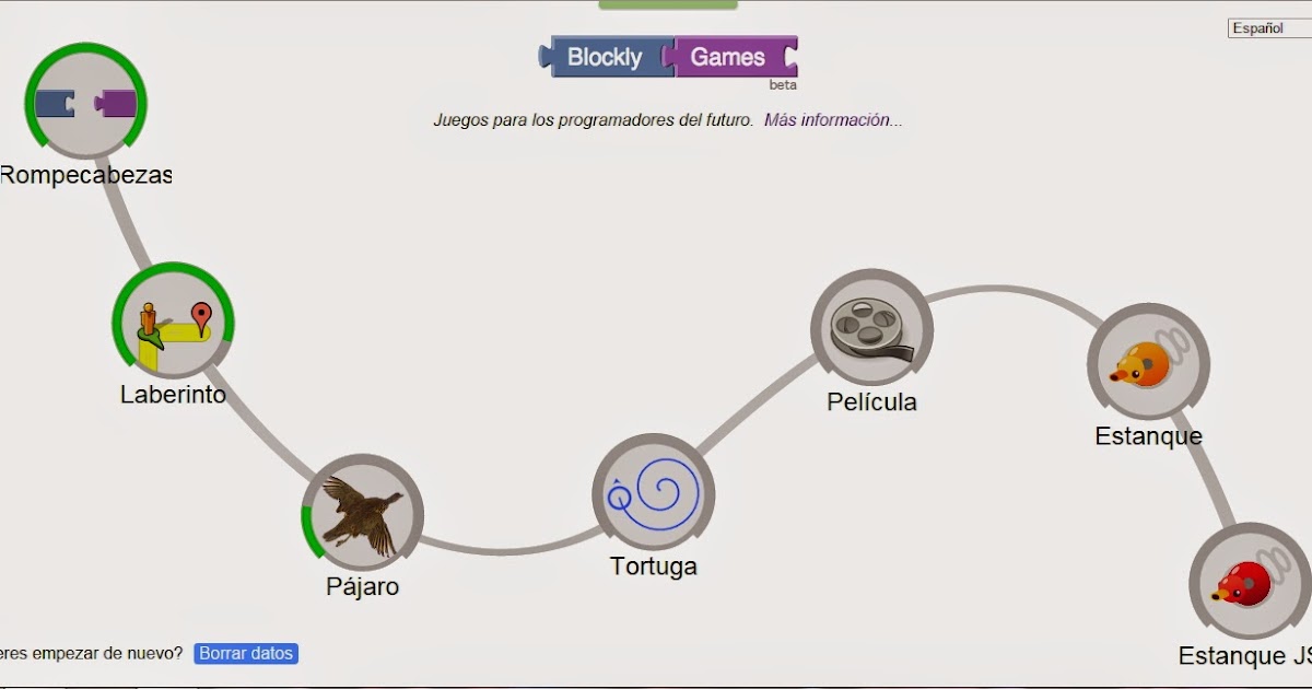 Todo está en la nube: Los juegos de Blockly