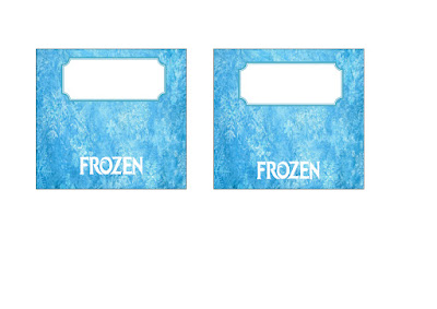 Etiquetas Bolsas chuches Frozen