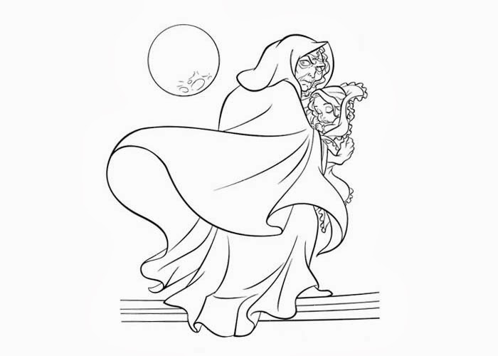 Mother Gothel coloring pages Free Coloring Pages and Coloring Books