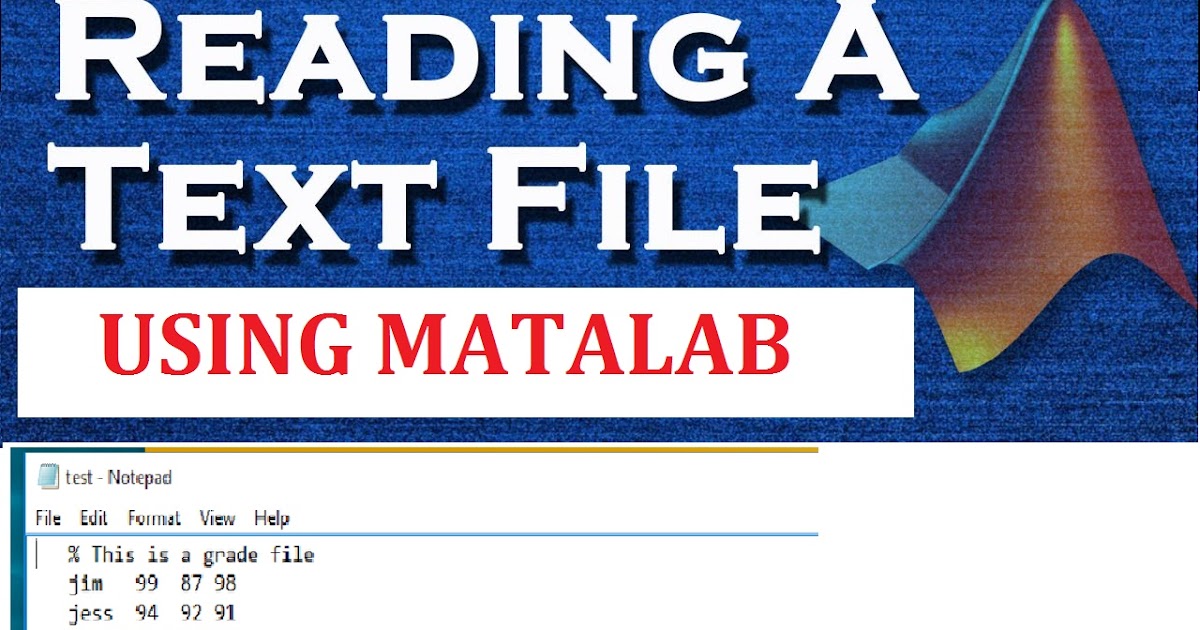 Electrical Engineering Tutorial ~ Working with Text files in MATLAB ...