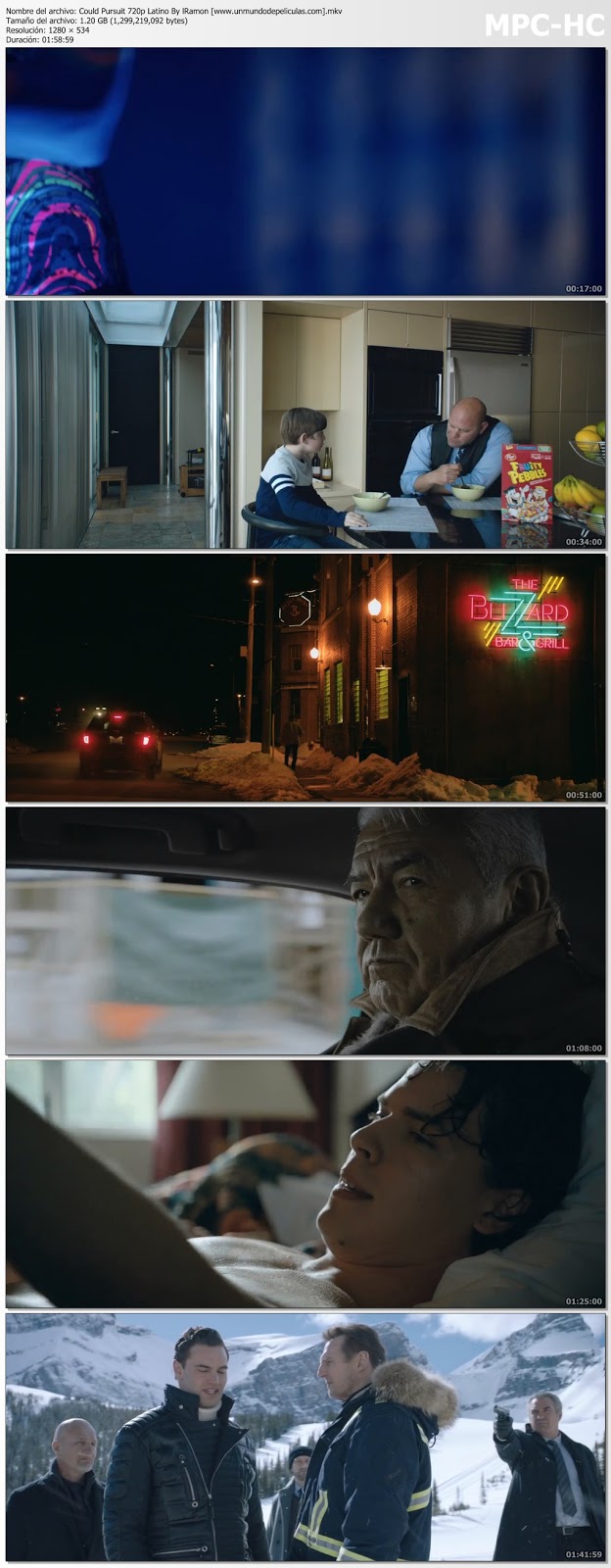Capturas de la película.