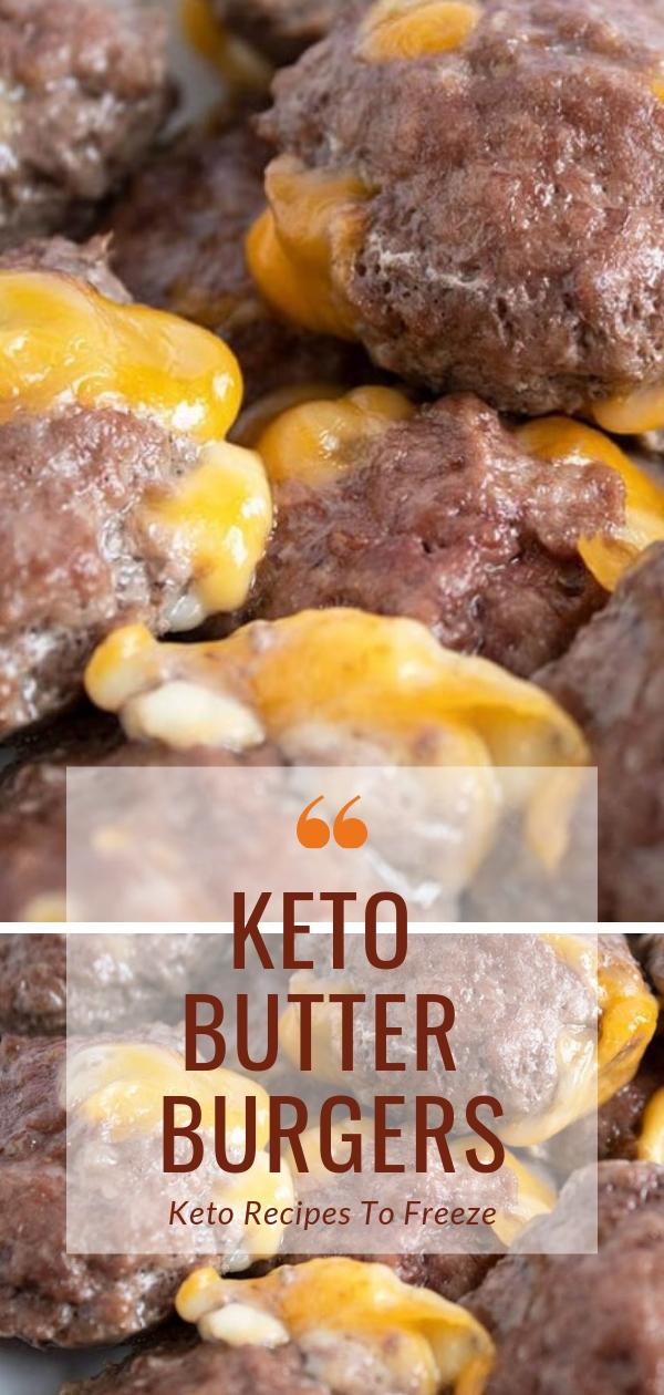 Keto Butter Burgers (Savory Fat Bomb) - RF CHICKEN