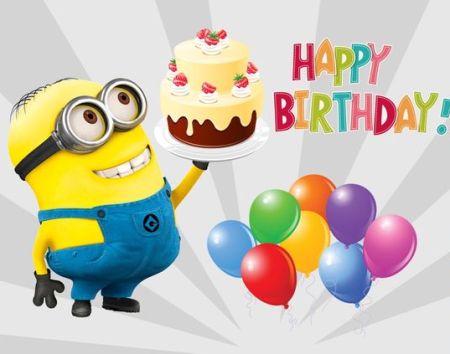 happy birthday minions gif images meme pictures