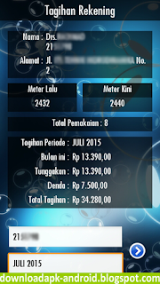 Aplikasi Android Cek Tagihan PDAM Surabaya Aplikasi Android Cek Tagihan PDAM