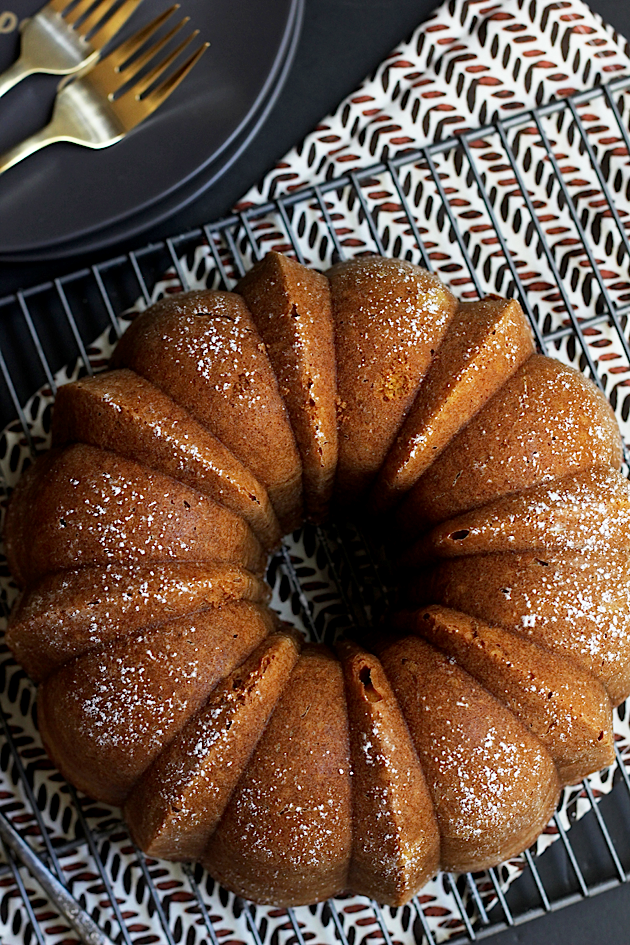 Savor Home SPICED PUMPKIN BUNDT CAKE
