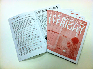 Renovate Right Pamphlet for Lead Safe Renovations