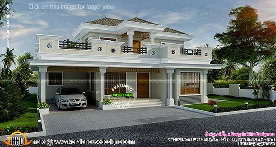 Stylish house exterior design