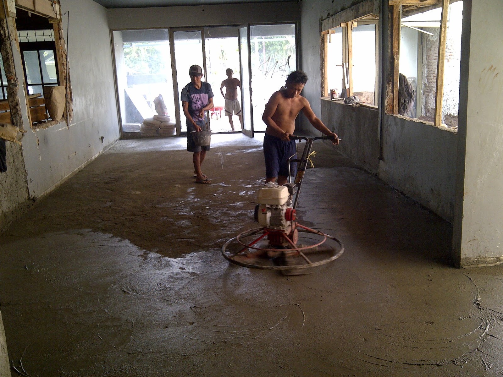 Pengerjaan Pengecoran & Finishing Floor Hardener - Cipete, Jakarta Selatan