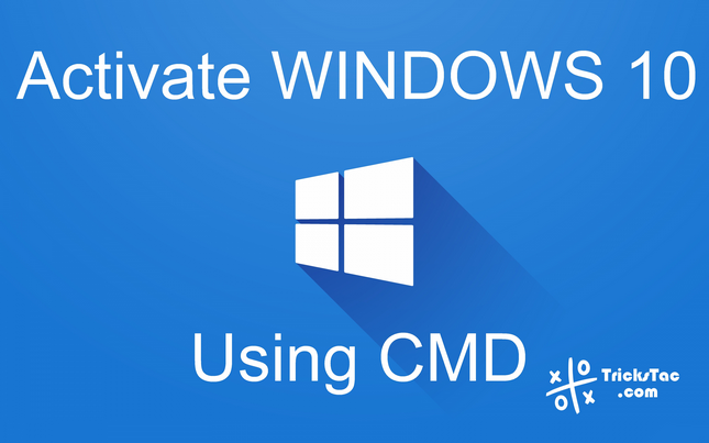 how to activate windows 10 cmd