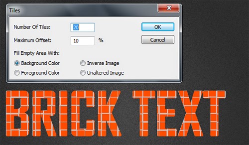 Create a Brick Text Effect In Photoshop