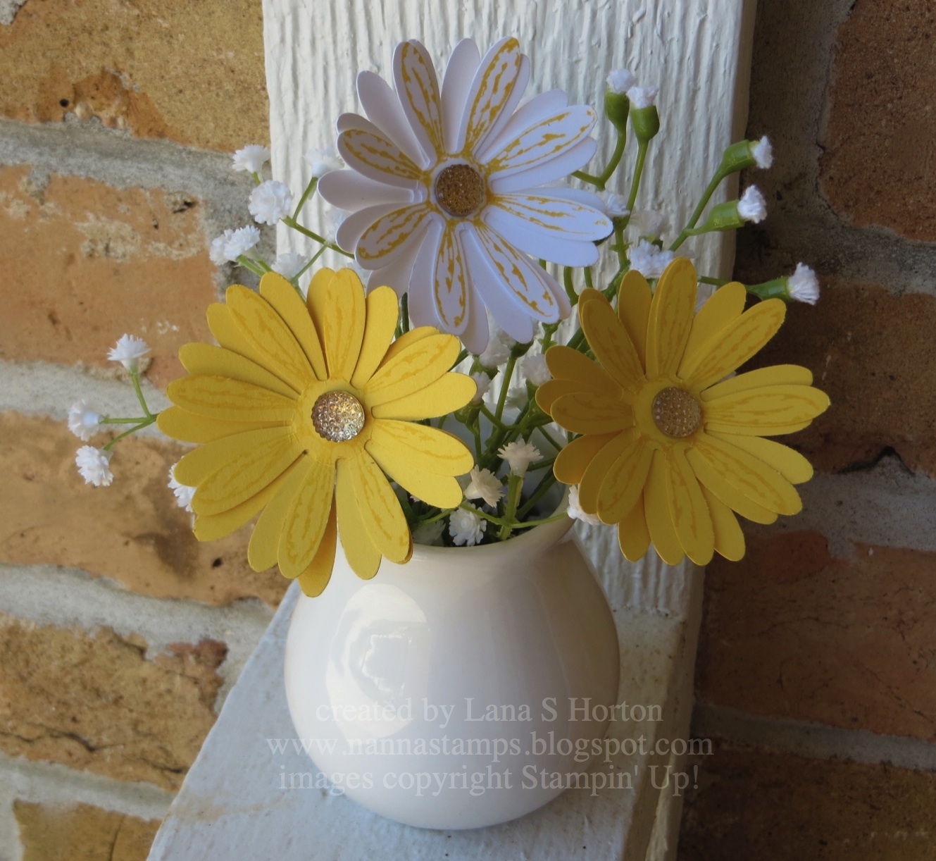 Stamping with Nanna Daisies, Daisies, Daisies, Part 2