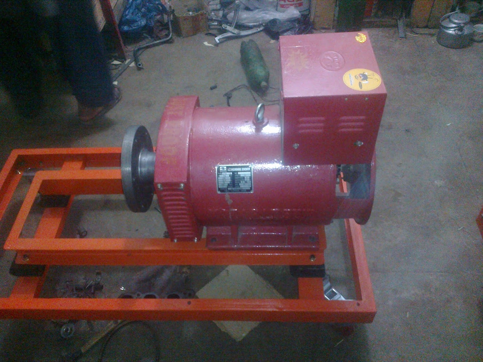 Make generator from car engine