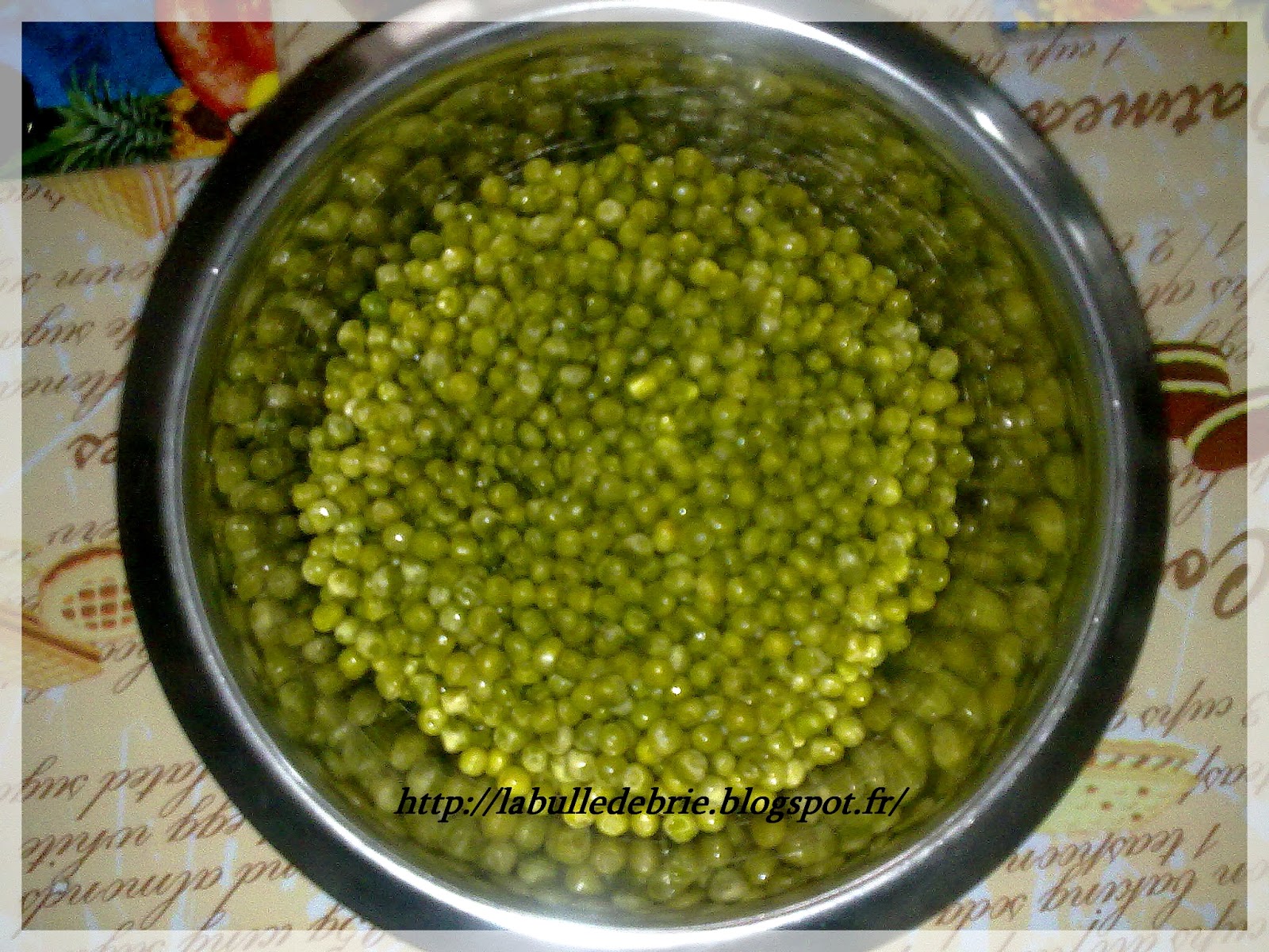 La Bulle de Briagenn: Cuisson des petits pois au Cookéo