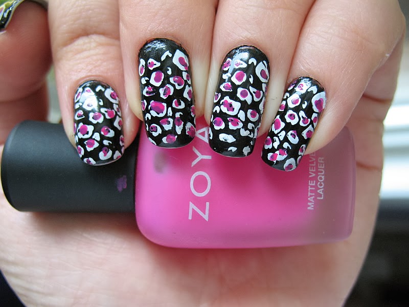 Zebra and Cheetah Nail Designs Nail Art Ideas 101