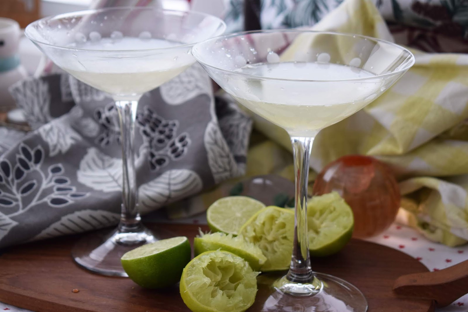 Smaskelismaskens Drink med gin, lime och mynta