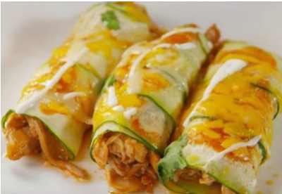 Chicken Zucchini Enchiladas – Low Carb Recipe #vegan
