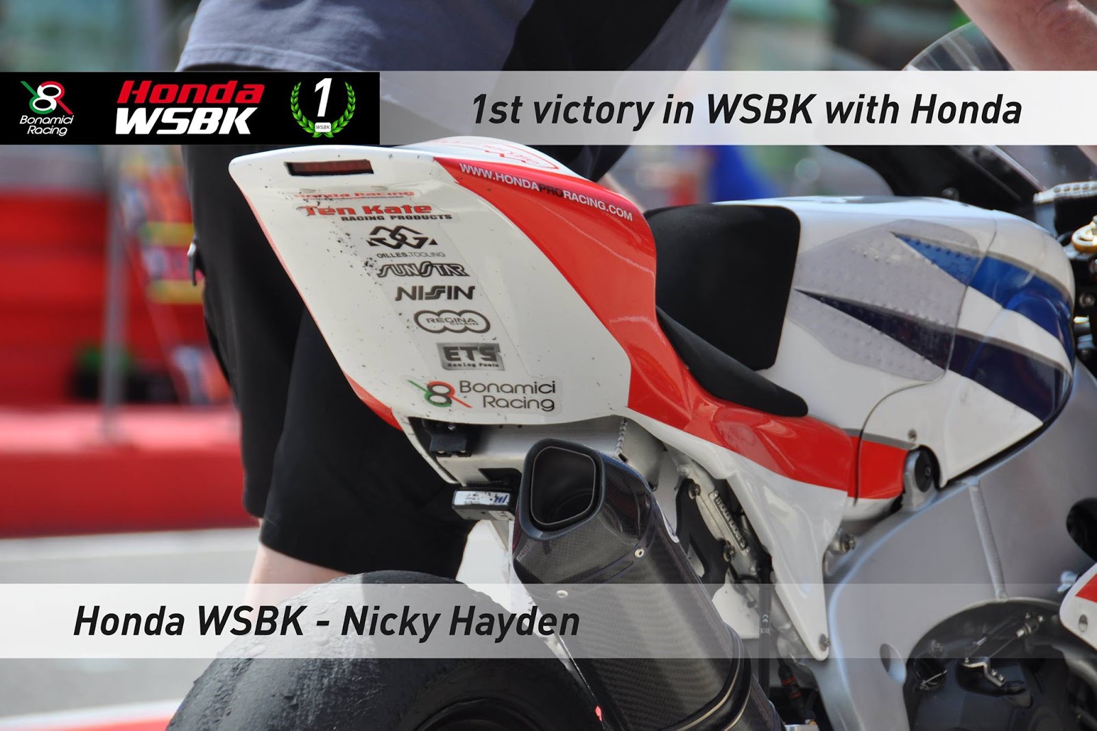 SBK Motoworks Bonamici Racing and Team Honda WSBK 2016