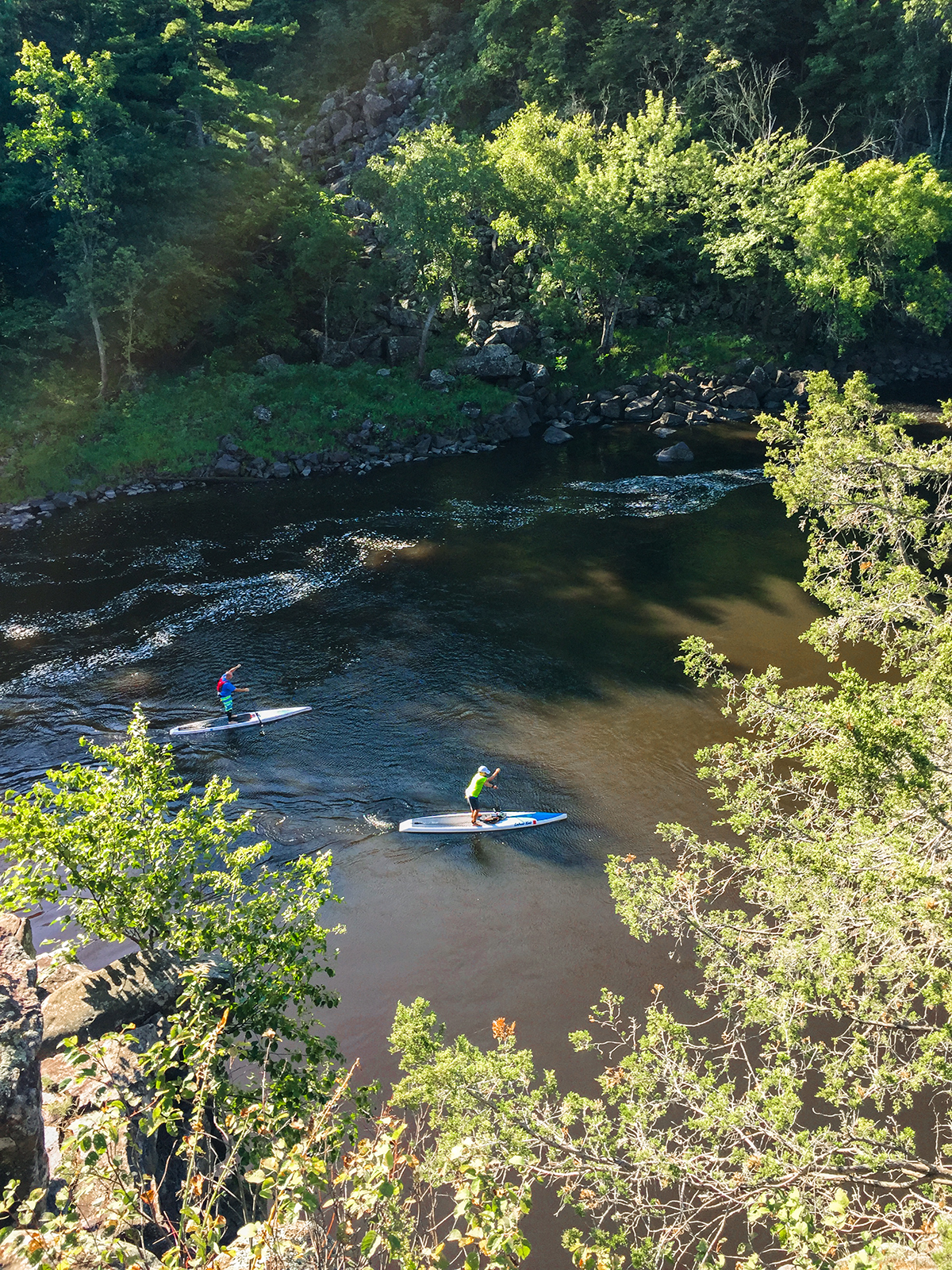 Stand Up Paddleboarders on the St. Croix National Scenic River