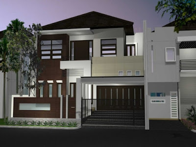 Image design minimalist house 2 floors
