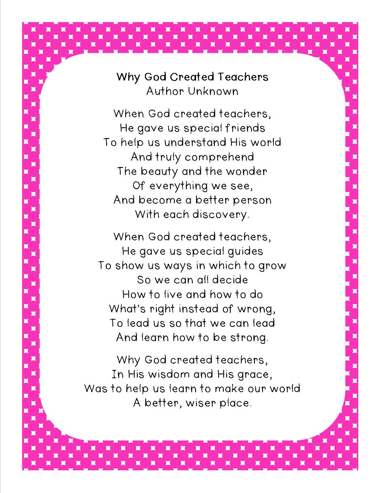 Teacher poem. When God created teachers. Стихотворение why. Why God made teachers.
