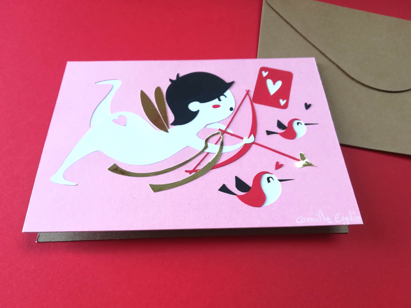 Carte St Valentin par Camille Epplin