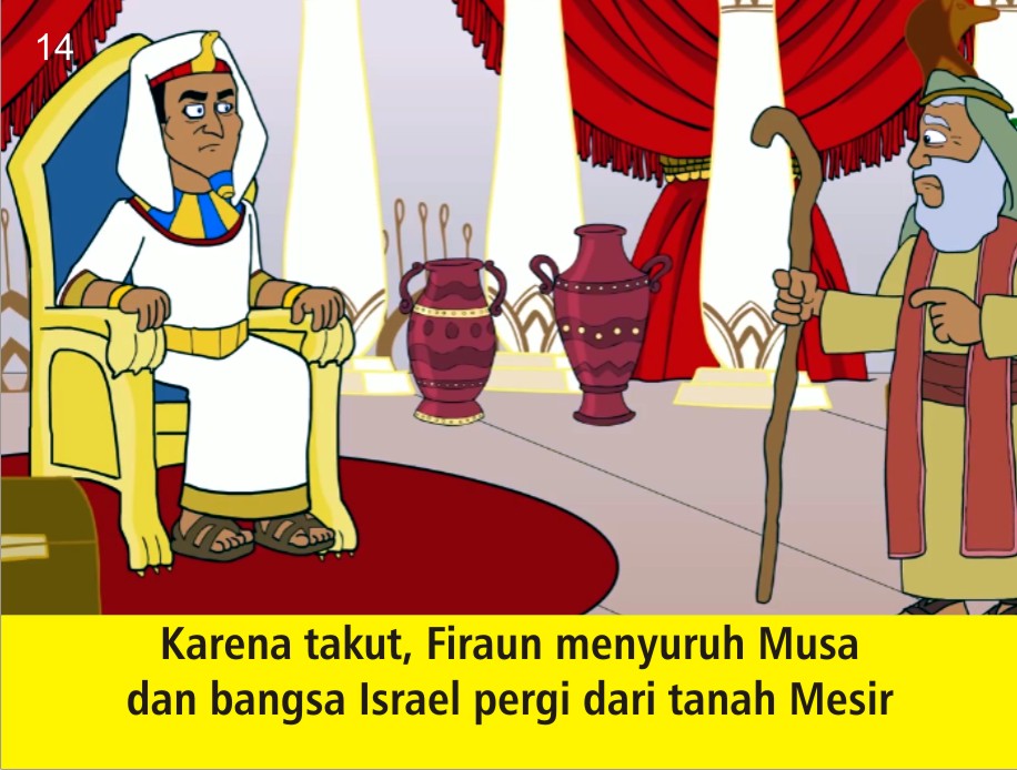 Komik Alkitab Anak: 10 Tulah