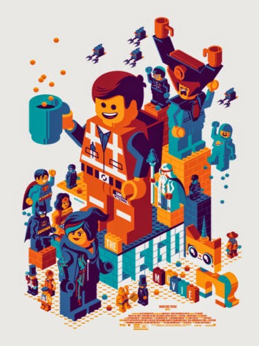 Tom Whalen's The Lego Movie Print